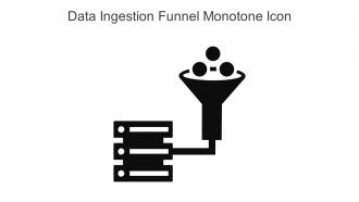 Data Ingestion Funnel Monotone Icon In Powerpoint Pptx Png And Editable Eps Format
