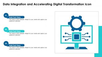 Data Integration And Accelerating Digital Transformation Icon