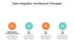 Data integration architecture principles ppt powerpoint presentation infographic template design templates cpb