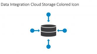 Data Integration Cloud Storage Colored Icon In Powerpoint Pptx Png And Editable Eps Format