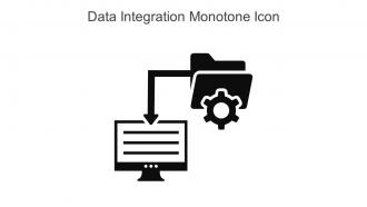 Data Integration Monotone Icon In Powerpoint Pptx Png And Editable Eps Format