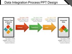 Data integration process ppt design