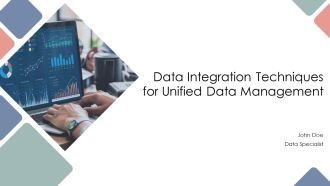 Data Integration Techniques For Unified Data Management PPT Summary AT