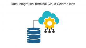 Data Integration Terminal Cloud Colored Icon In Powerpoint Pptx Png And Editable Eps Format