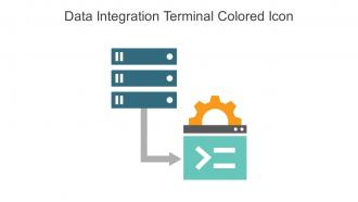 Data Integration Terminal Colored Icon In Powerpoint Pptx Png And Editable Eps Format