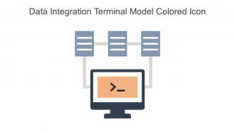 Data Integration Terminal Model Colored Icon In Powerpoint Pptx Png And Editable Eps Format