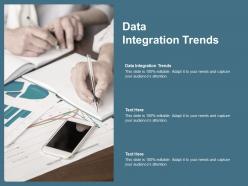 Data integration trends ppt powerpoint presentation summary visuals cpb