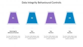 Data Integrity Behavioural Controls Ppt Powerpoint Presentation Topics Cpb
