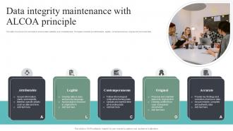 Data Integrity Maintenance With Alcoa Principle