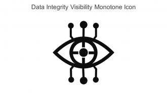 Data Integrity Visibility Monotone Icon In Powerpoint Pptx Png And Editable Eps Format