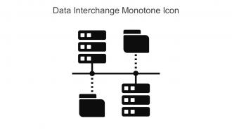 Data Interchange Monotone Icon In Powerpoint Pptx Png And Editable Eps Format