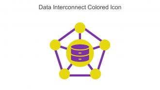 Data Interconnect Colored Icon In Powerpoint Pptx Png And Editable Eps Format