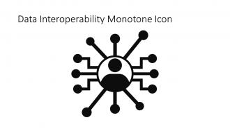 Data Interoperability Monotone Icon In Powerpoint Pptx Png And Editable Eps Format