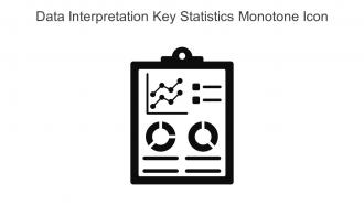 Data Interpretation Key Statistics Monotone Icon In Powerpoint Pptx Png And Editable Eps Format