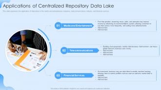 Data Lake Formation Applications Of Centralized Repository Data Lake