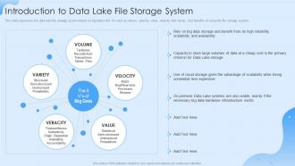 Data Lake Formation Introduction To Data Lake File Storage System