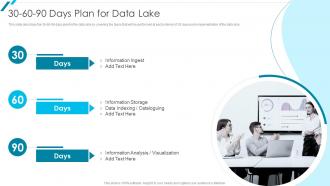 Data Lake Formation With AWS Cloud 30 60 90 Days Plan For Data Lake