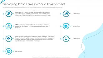 Data Lake Formation With AWS Cloud Deploying Data Lake In Cloud Environment