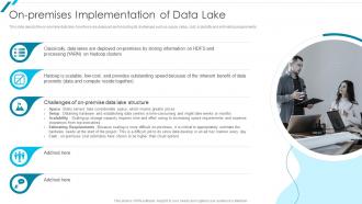 Data Lake Formation With AWS Cloud On Premises Implementation Of Data Lake