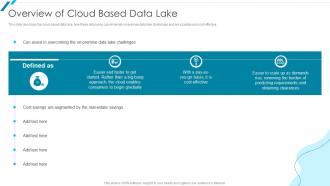 Data Lake Formation With AWS Cloud Overview Of Cloud Based Data Lake