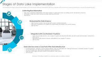 Data Lake Formation With AWS Cloud Stages Of Data Lake Implementation