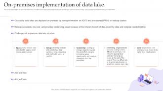 Data Lake Formation With Hadoop Cluster On Premises Implementation Of Data Lake