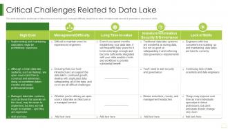 Data Lake It Critical Challenges Related To Data Lake