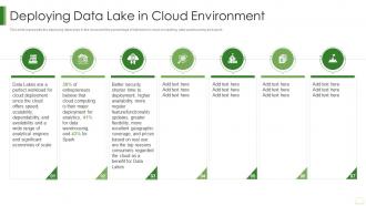 Data Lake It Deploying Data Lake In Cloud Environment