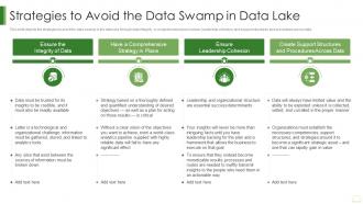 Data Lake It Strategies To Avoid The Data Swamp In Data Lake