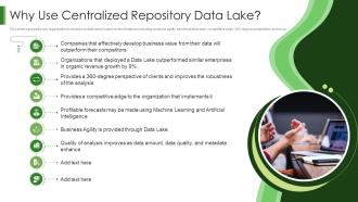 Data Lake It Why Use Centralized Repository Data Lake