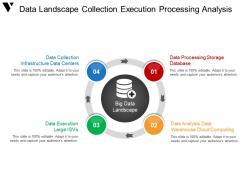 Data landscape collection execution processing analysis