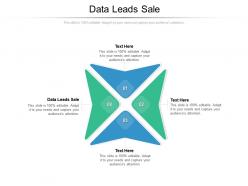 Data leads sale ppt powerpoint presentation file themes cpb