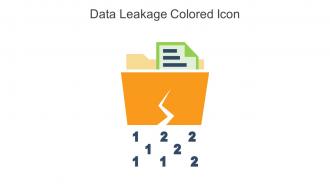 Data Leakage Colored Icon In Powerpoint Pptx Png And Editable Eps Format