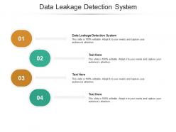 Data leakage detection system ppt powerpoint presentation slides inspiration cpb