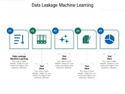 Data leakage machine learning ppt powerpoint presentation professional pictures cpb