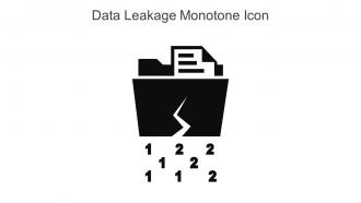 Data Leakage Monotone Icon In Powerpoint Pptx Png And Editable Eps Format