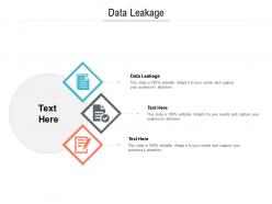Data leakage ppt powerpoint presentation layouts background images cpb