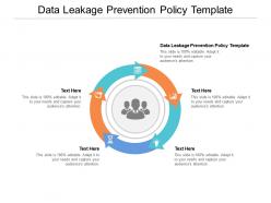 Data leakage prevention policy template ppt powerpoint presentation visual aids professional cpb