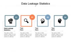 Data leakage statistics ppt powerpoint presentation inspiration demonstration cpb