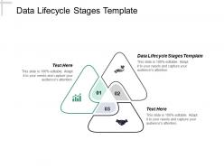 Data lifecycle stages template ppt powerpoint presentation infographics example topics cpb
