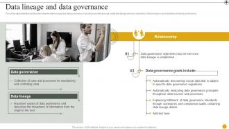 Data Lineage And Data Governance Ppt Powerpoint Presentation Inspiration Graphic Tips