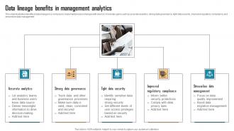 Data Lineage Benefits In Management Analytics