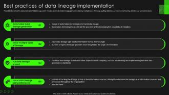 Data Lineage Importance It Best Practices Of Data Lineage Implementation