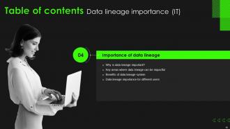 Data Lineage Importance IT Powerpoint Presentation Slides Customizable Unique