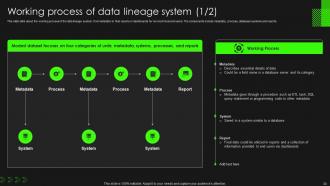 Data Lineage Importance IT Powerpoint Presentation Slides Graphical Unique