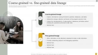 Data Lineage IT Coarse Grained Vs Fine Grained Data Lineage Ppt Presentation Slides Inspiration