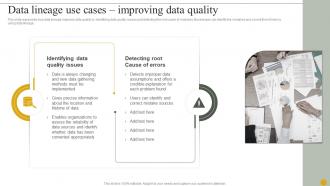 Data Lineage Use Cases Improving Data Quality Ppt Presentation Infographics Gallery
