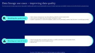 Data Lineage Use Cases Improving Data Quality
