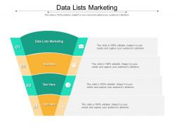 Data lists marketing ppt powerpoint presentation slides smartart cpb