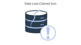 Data Loss Colored Icon In Powerpoint Pptx Png And Editable Eps Format